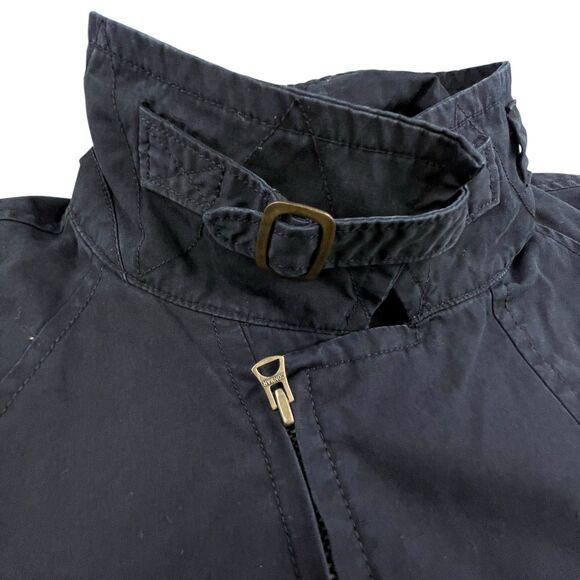 Vintage Polo Ralph Lauren Field Military Jacket XXL Black Buckle Pockets Zip - Picture 2 of 12